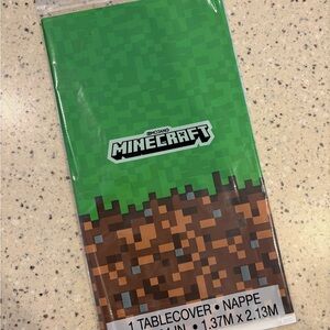 Disposable Minecraft Tablecloth